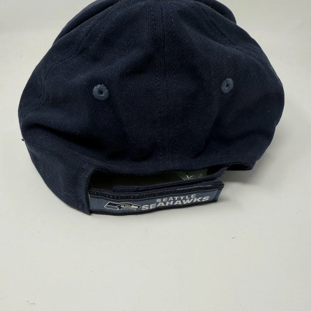 Seattle Seahawks Hat Cap Strap Back Mens NFL Football Adjustable Embroidered